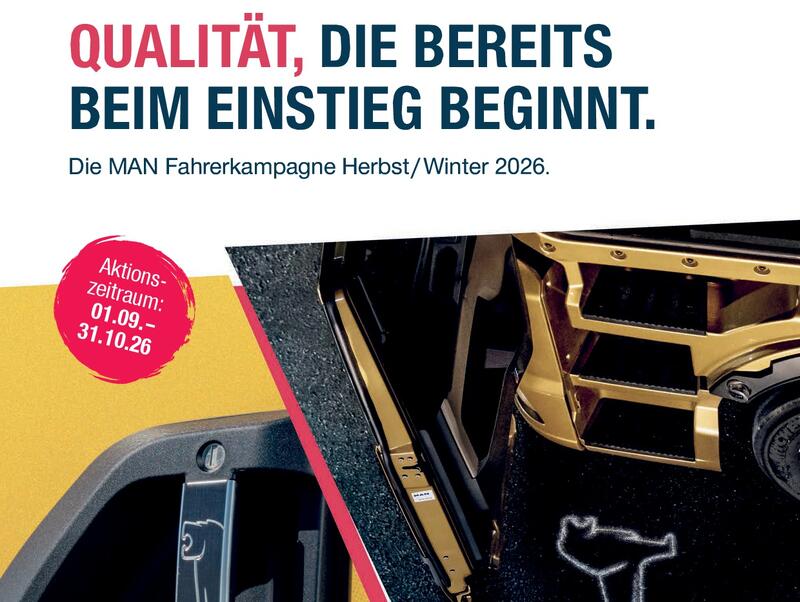 MAN Fahrerkampagne Herbst/Winter 2026